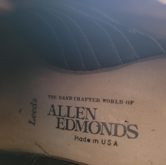 Allen Edmonds Shell Cordovan Leather Leeds Derby Men\'s Brown Shoes Size 7 main image 13